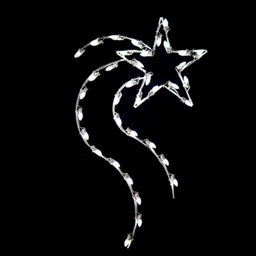 6' Designer Star Silhouette Pole Mounted Decoration