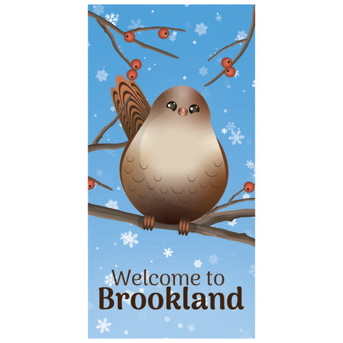 D494 Winter Wren - Pole Banner