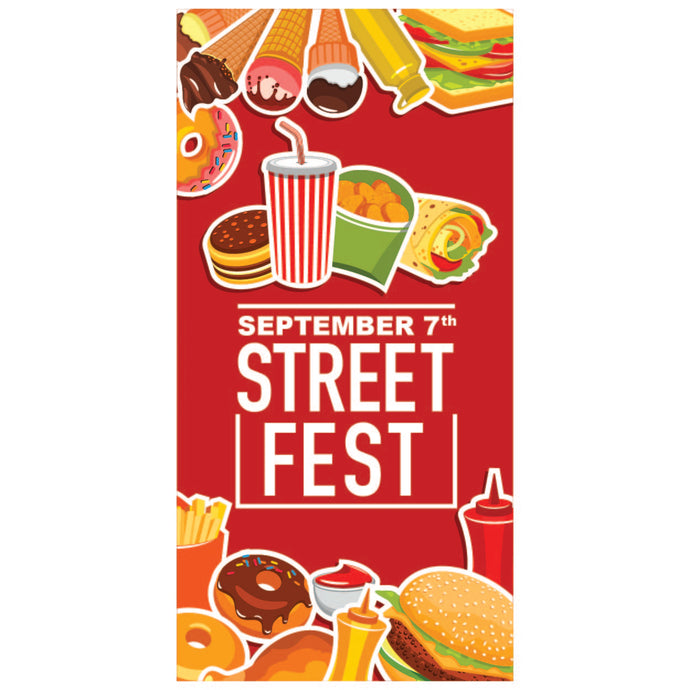 L126 Food Fest - Pole Banner