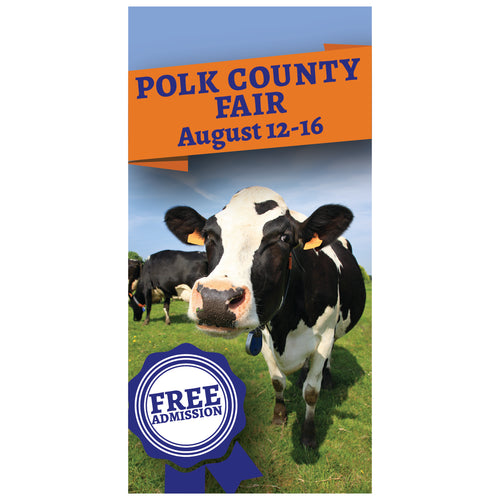 L133 Cow Fair - Pole Banner