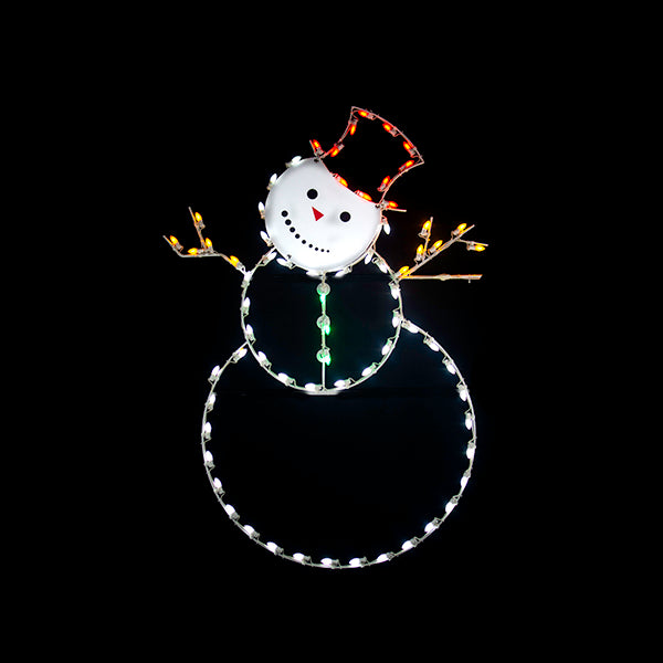 Load image into Gallery viewer, 6&#39; Snowman Ground Mount Christmas Decoration
