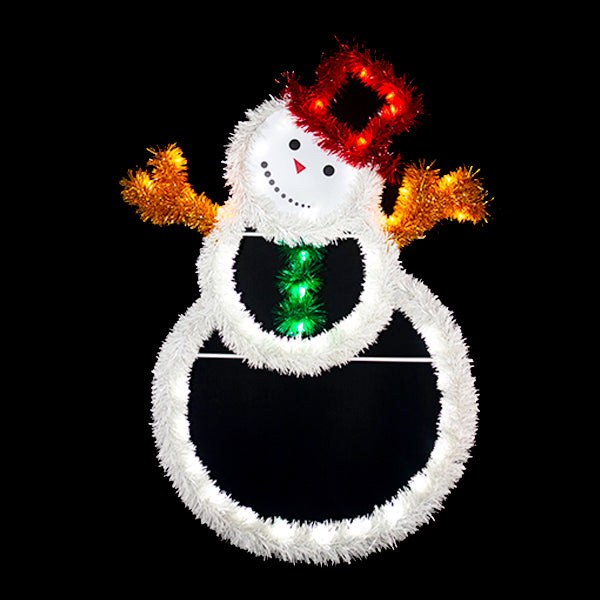 Load image into Gallery viewer, 6 foot Snowman Pole Mounted Decoration DazzLED
