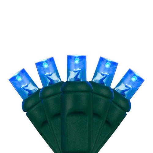 Wide Angle Blue LED Christmas Mini Lights