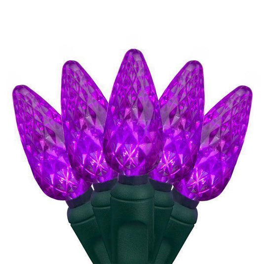 Purple LED Christmas Mini Lights