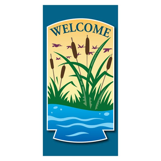 Cattails - Pole Banner