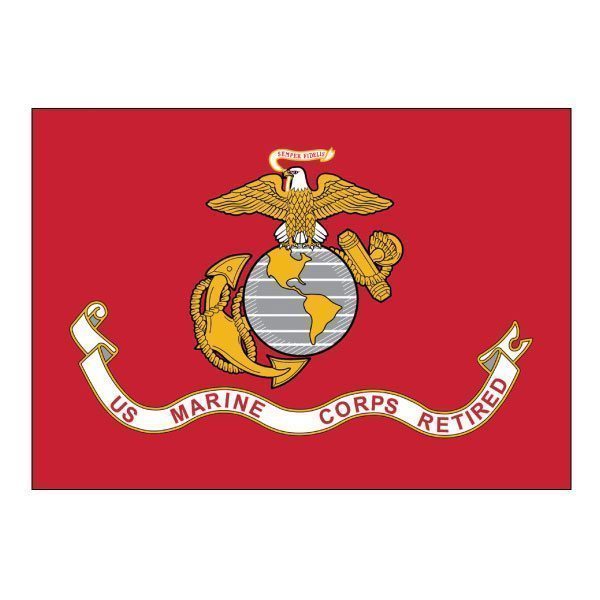 Marine Corps Retired Flag