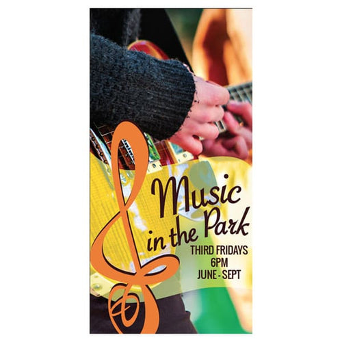 Music In The Park - Pole Banner