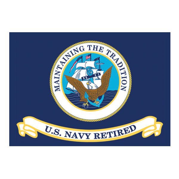 Navy Retired Flag